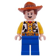 Minifigurka LEGO Woody, Happy, Plain Legs