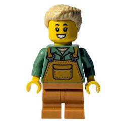 Minifigurka LEGO Elf, Sand Green Torso, Medium Nougat Legs, Tan Hair