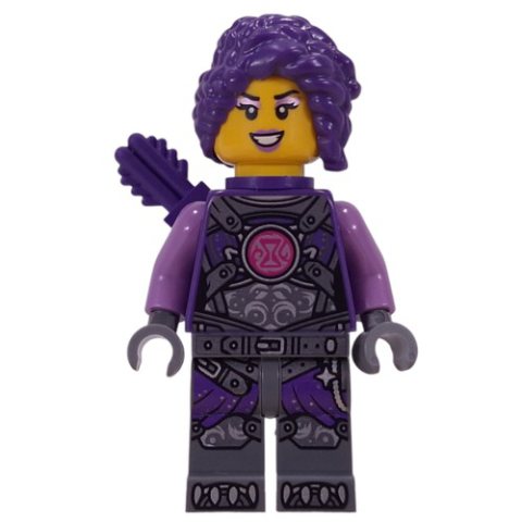 Minifigurka LEGO Zoey, Dark Purple Torso