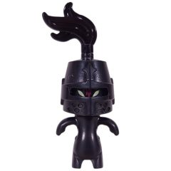 Minifigurka LEGO Grimspawn, Knight Helmet, Black Plume