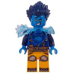 Minifigurka LEGO Logan, Trans-Light Blue Shoulder Armor, Tile