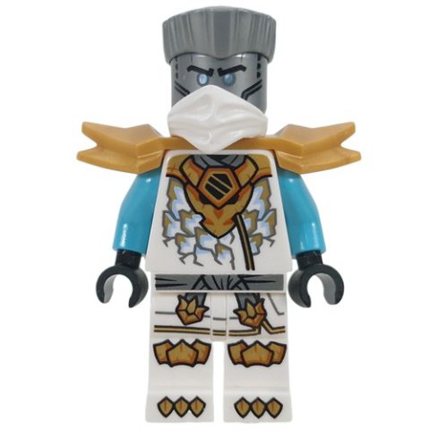 Minifigurka LEGO Zane, Shoulder Armor (Draconus Robes)