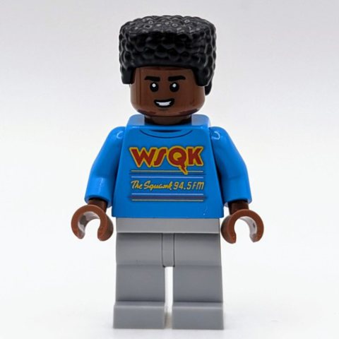 Minifigurka LEGO Lucas Sinclair, Dark Azure Torso