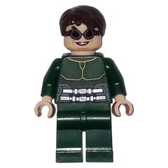 Minifigurka LEGO Dr. Octopus / Doc Ock, Dark Green Outfit, Black Goggles