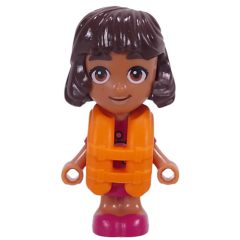 Minifigurka LEGO Alba, Magenta Dress, Life Vest