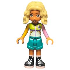 Minifigurka LEGO Nova, Lime Jacket, Dark Turquoise Shorts