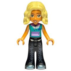 Minifigurka LEGO Nova, Dark Turquoise Top, Black Pants