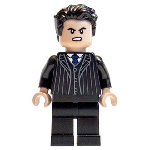 Minifigurka LEGO Bruce Wayne, Striped Suit