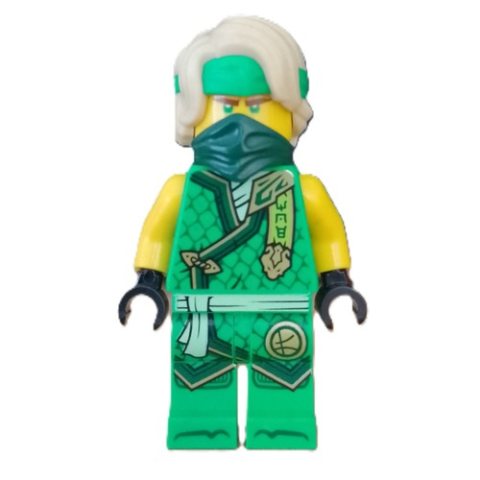 Minifigurka LEGO Lloyd, Bright Green Robes, Hair
