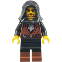 Minifigurka LEGO Knight, Wolfpack, Reddish Brown Hood
