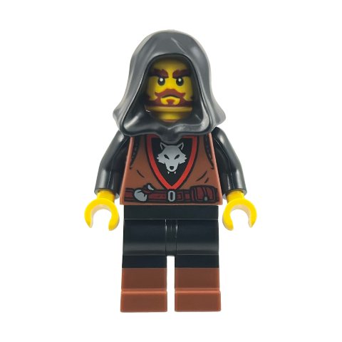 Minifigurka LEGO Knight, Wolfpack, Reddish Brown Hood