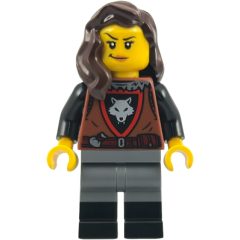 Minifigurka LEGO Knight, Wolfpack, Dark Brown Hair