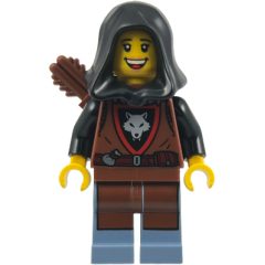 Minifigurka LEGO Knight, Wolfpack, Black Hood, Quiver