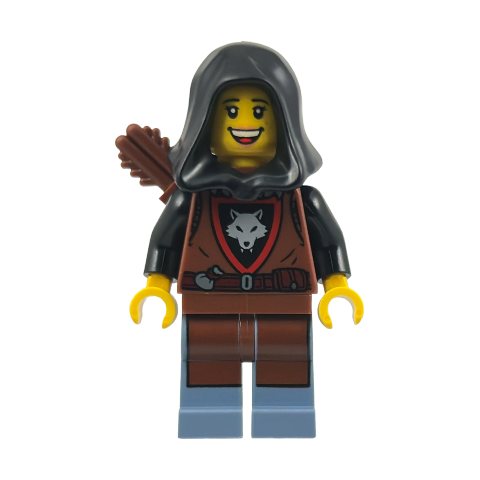 Minifigurka LEGO Knight, Wolfpack, Black Hood, Quiver