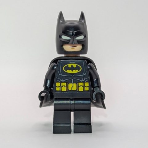 Minifigurka LEGO Batman, Black Suit, Black Cape and Cowl, Rubber Cape