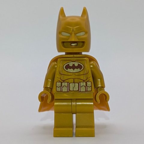 Minifigurka LEGO Batman, Pearl Gold Suit, Cape, and Cowl