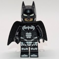 Minifigurka LEGO Batman, Black Suit, Black Cape and Cowl, Silver Logo, Printed Cowl