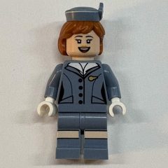 Minifigurka LEGO Pan Am Air Hostess, Sand Blue Uniform