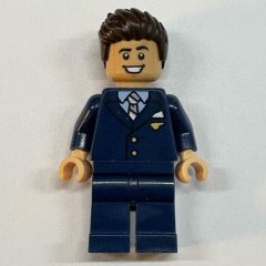 Minifigurka LEGO Pan Am Pilot, Dark Blue Uniform