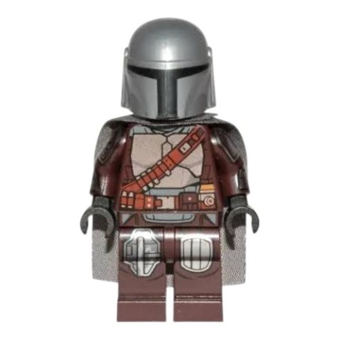 Minifigurka LEGO The Mandalorian / Din Djarin, Dark Brown Outfit, Cape