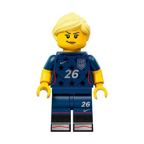 Minifigurka LEGO USA Soccer Player, Away Shirt