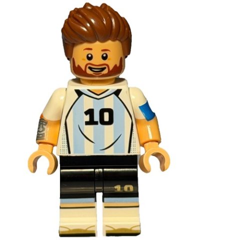 Minifigurka LEGO Lionel Messi