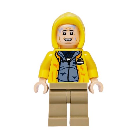 Minifigurka LEGO Dennis Nedry, Yellow Hood