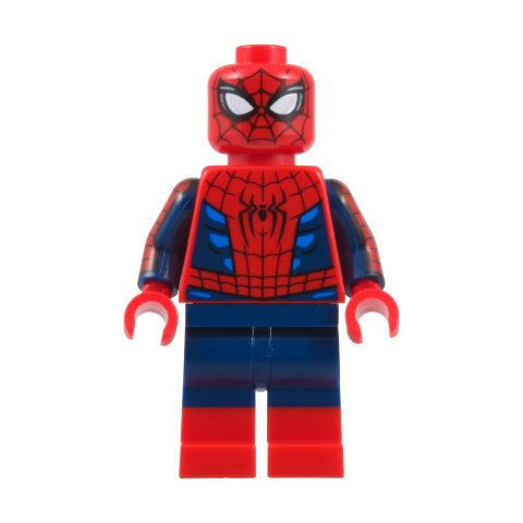 Minifigurka LEGO Spider-Man, Suit with Bue 'Ribs', Plain Legs