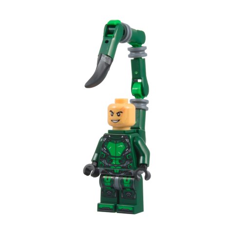 Minifigurka LEGO Scorpion, Dark Green Suit