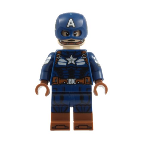 Minifigurka LEGO Captain America, Printed Arms