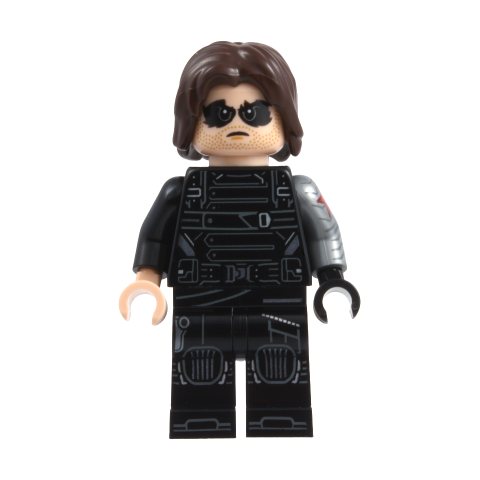Minifigurka LEGO Winter Soldier, Black Eyes