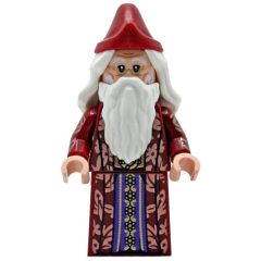 Minifigurka LEGO Albus Dumbledore, Dark Red Robe with Dark Purple Trim