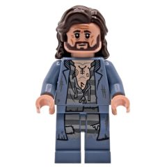 Minifigurka LEGO Sirius Black, Sand Blue Prison Outfit with Long Jacket