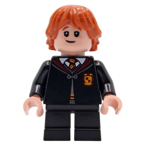 Minifigurka LEGO Vincent Crabbe / Ron Weasley, Gryffindor Robe with Crest