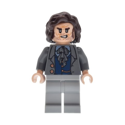 Minifigurka LEGO Mr. Borgin, Dark Bluish Gray Jacket