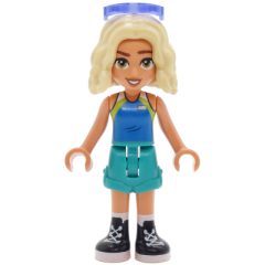 Minifigurka LEGO Nova, Blue Top, Dark Turquoise Shorts, Sunglasses