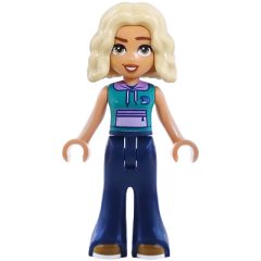 Minifigurka LEGO Nova, Dark Turquoise Top, Dark Blue Pants