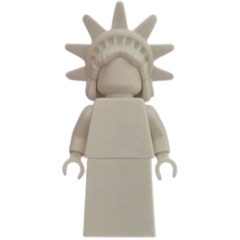 Minifigurka LEGO Lady Liberty, Monochrome White