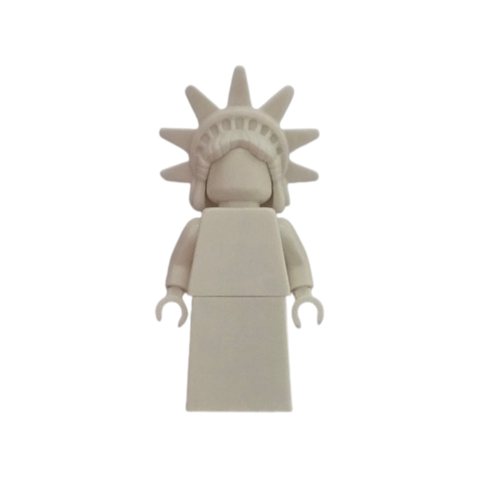 Minifigurka LEGO Lady Liberty, Monochrome White