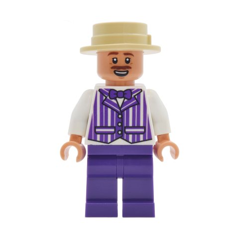 Minifigurka LEGO Dapper Dans Quartet Member, Dark Purple Suit
