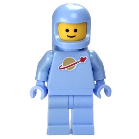 Minifigurka LEGO Classic Spaceman, Bright Light Blue with Airtanks