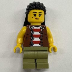 Minifigurka LEGO Sailor, Girl, Olive Green Legs