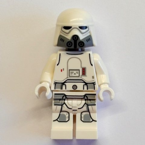 Minifigurka LEGO Imperial Remnant Snowtrooper, Umber Brown Head