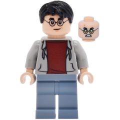 Minifigurka LEGO Harry Potter, Light Bluish Grey Hoody, Sand Blue Legs